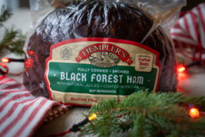 Black Forest Ham resting on a table