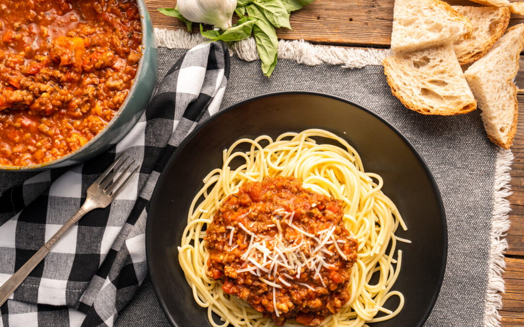 Slow Simmered Bolognese Pasta Sauce