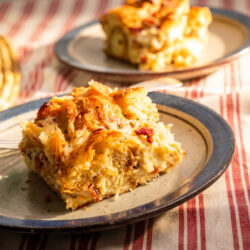 Bacon Croissant Breakfast Casserole