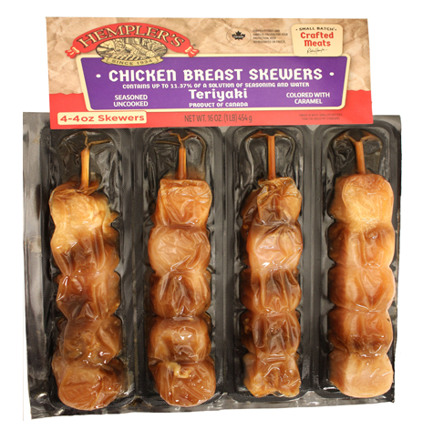 Teriyaki Chicken Breast Skewers