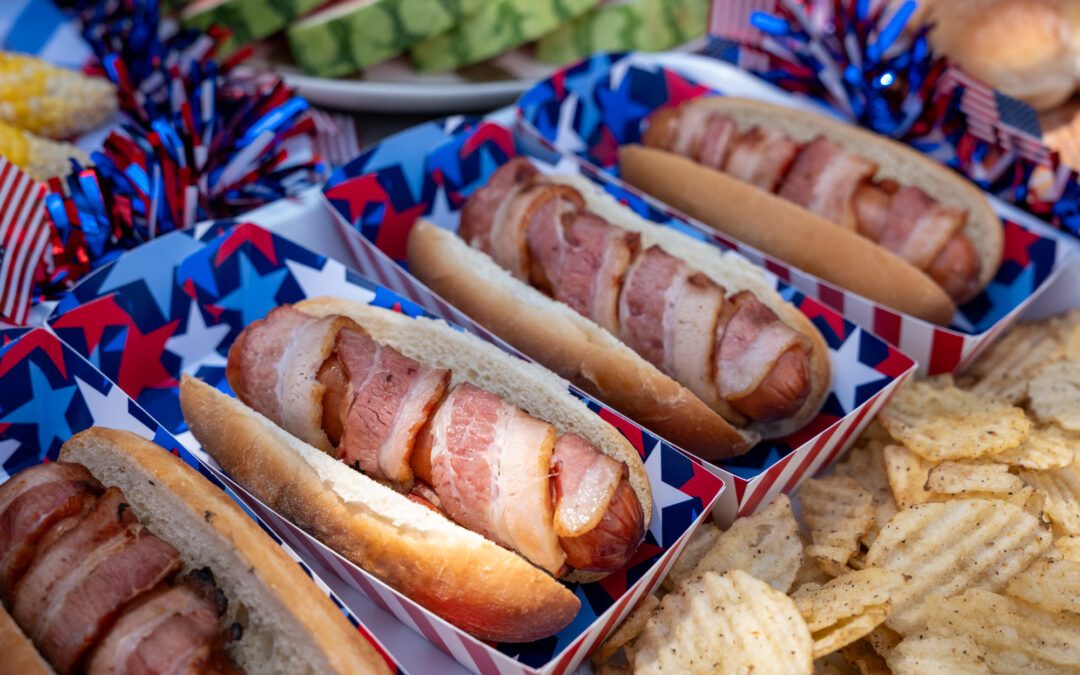 Bacon-Wrapped Hot Dogs