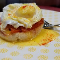 Eggs Benedict with Canadian Bacon