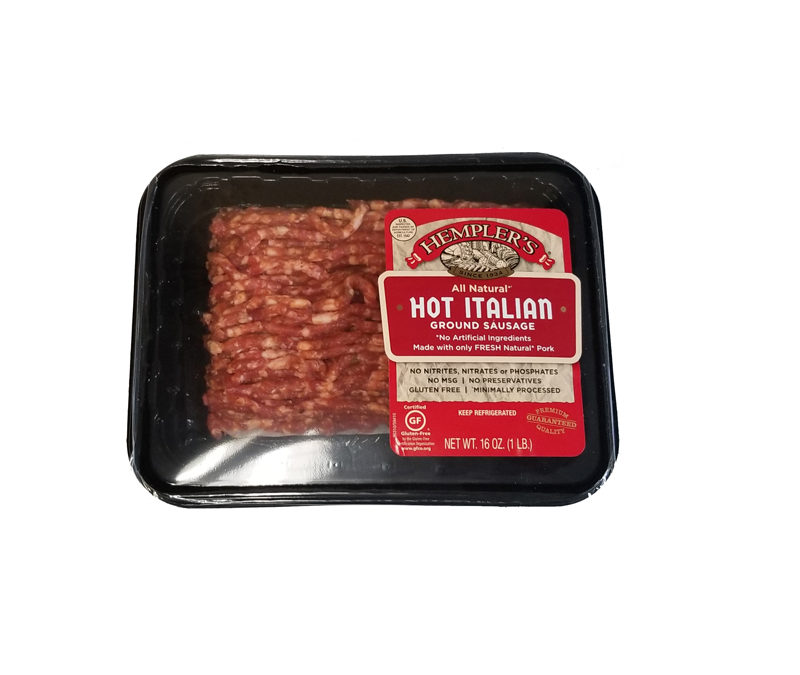 Ground Hot Italian Sausage Hempler's Foods
