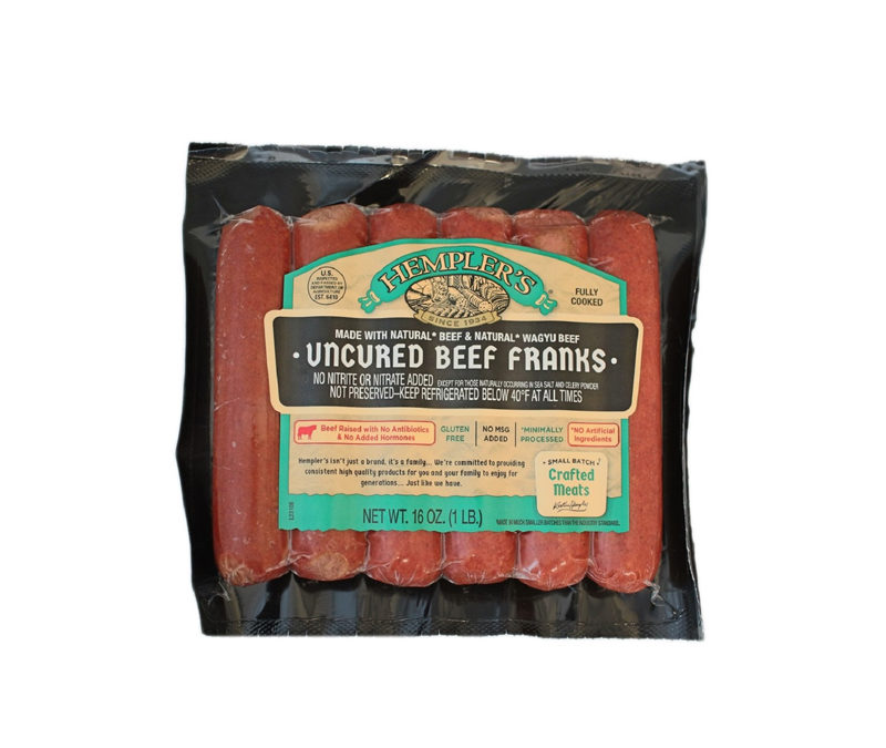 Uncured Wagyu Beef Franks - Hempler's Foods