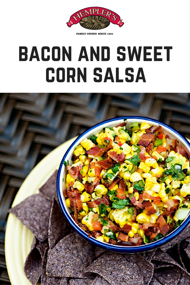 Bacon and Sweet Corn Salsa #salsarecipe