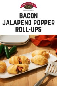 Bacon Jalapeno Popper Roll-Ups