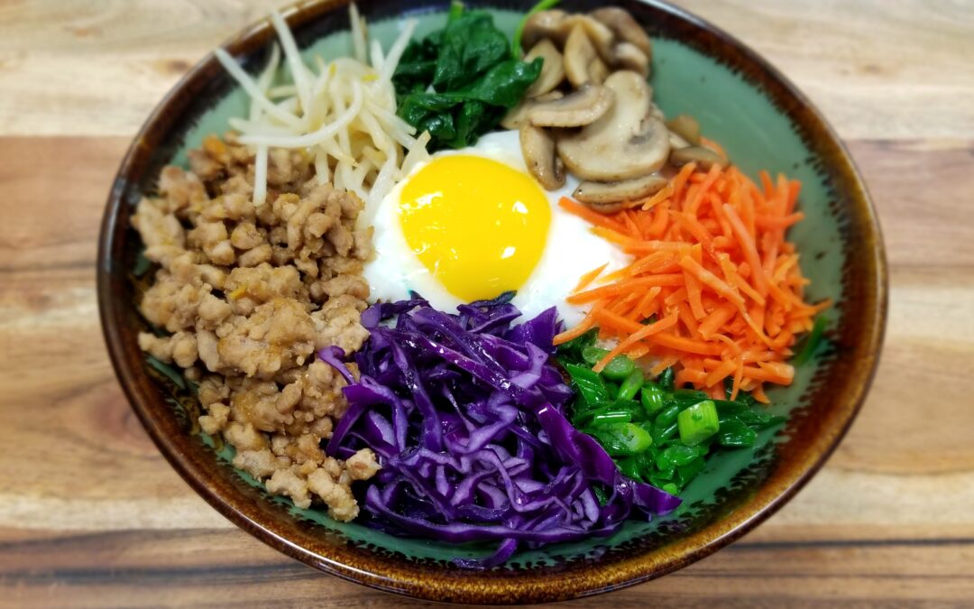 Bibimbap with Hemplers Ground Pork