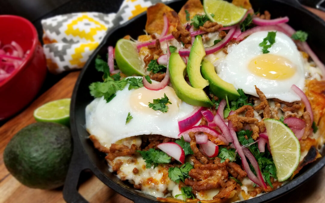 Chilaquiles with Chorizo and Eggs