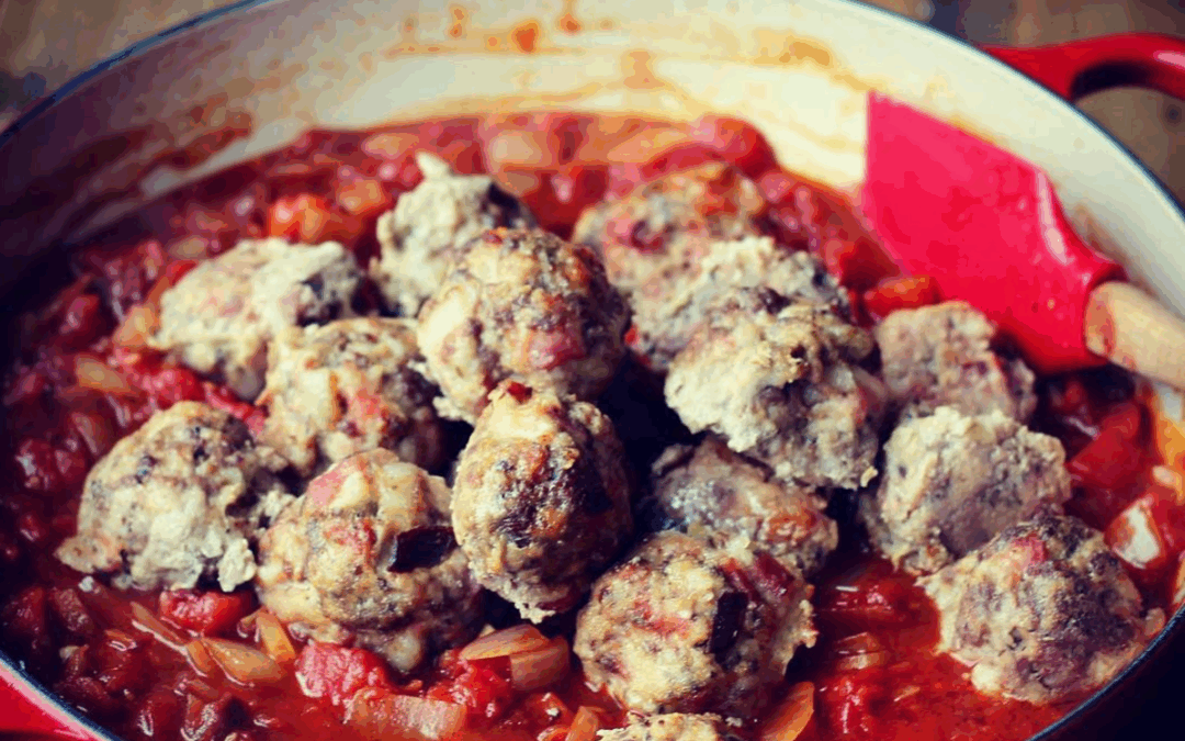 Chipotle Pork and Bacon Meatballs