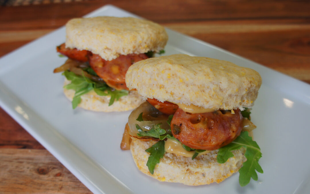 Jalapeno and Cheddar Andouille Sliders