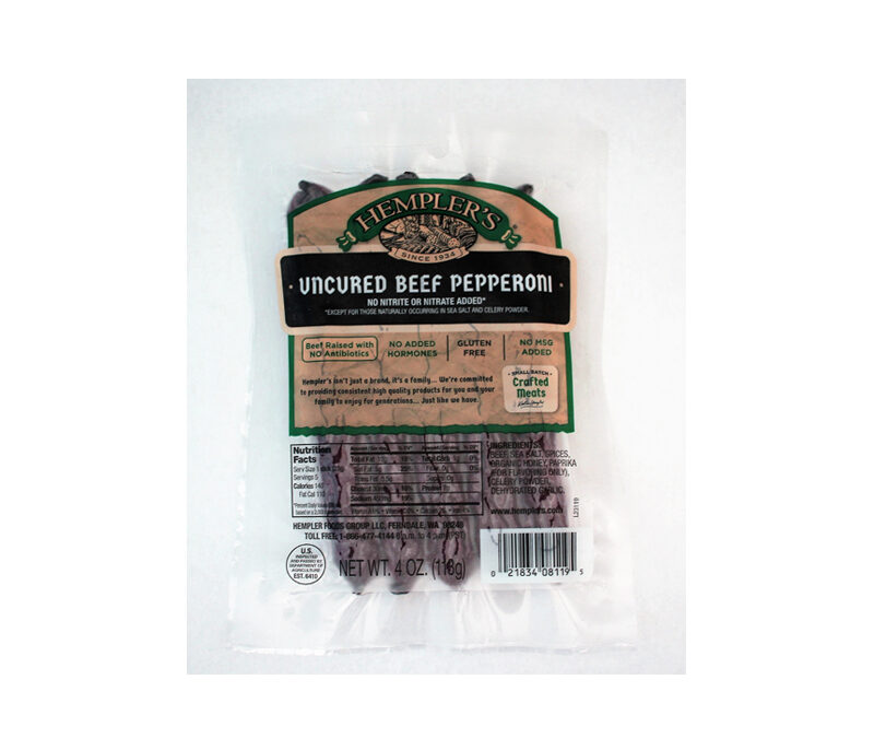 Uncured Beef Pepperoni