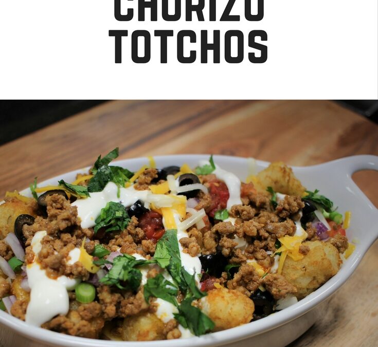 chorizo tater tot nachos pin