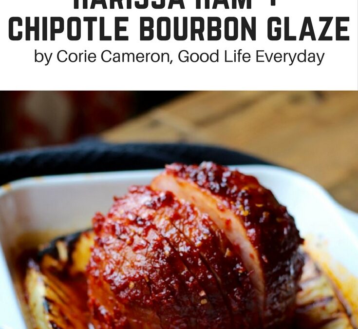 harissa ham chipotle bourbon glaze pin