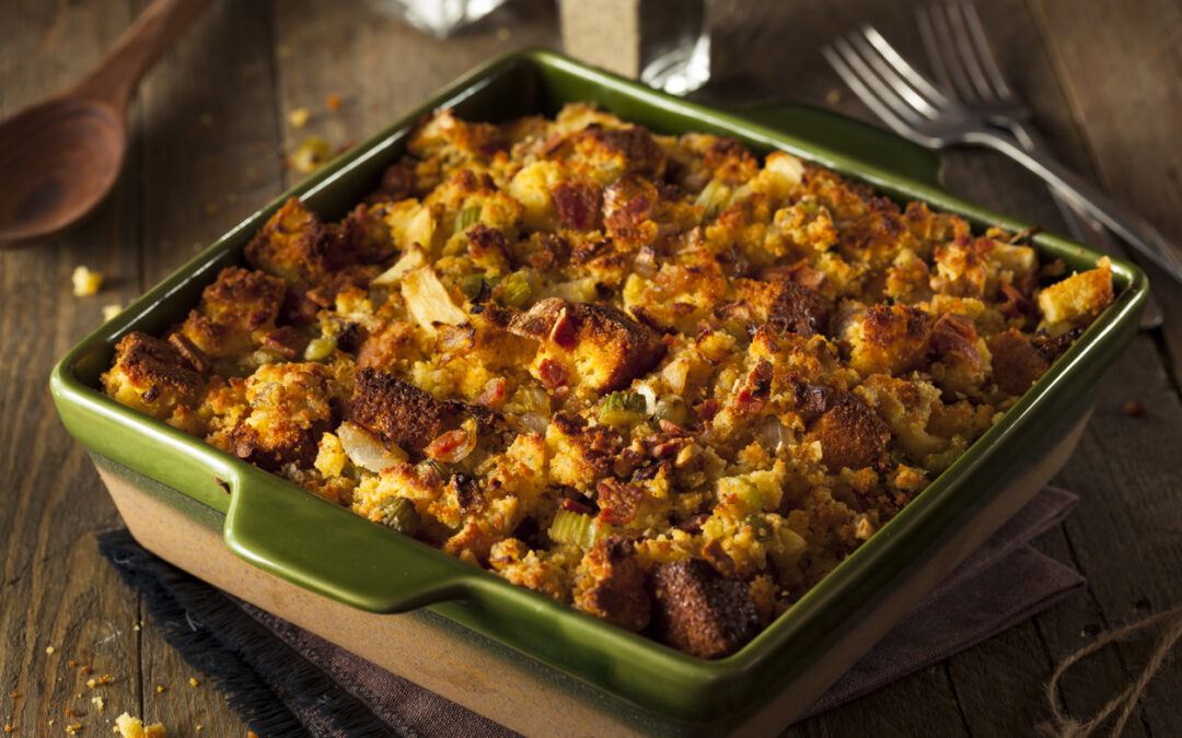 Traditional Homemade Cornbread Stuffing