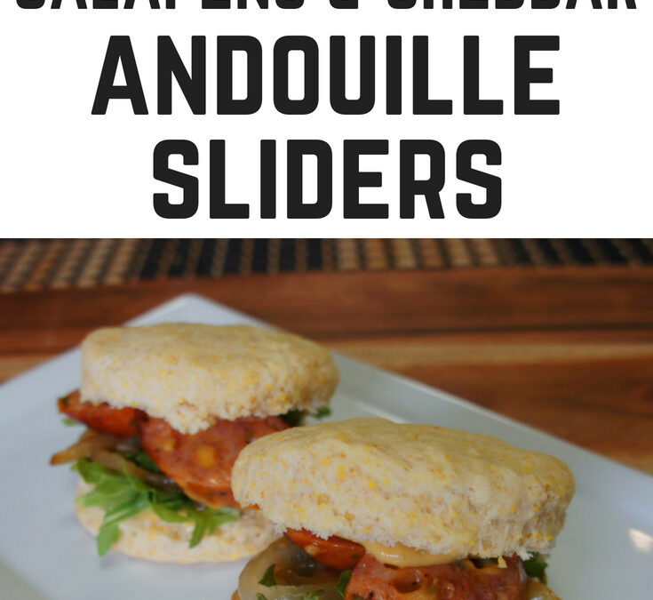 jalapeno cheddar andouille sliders