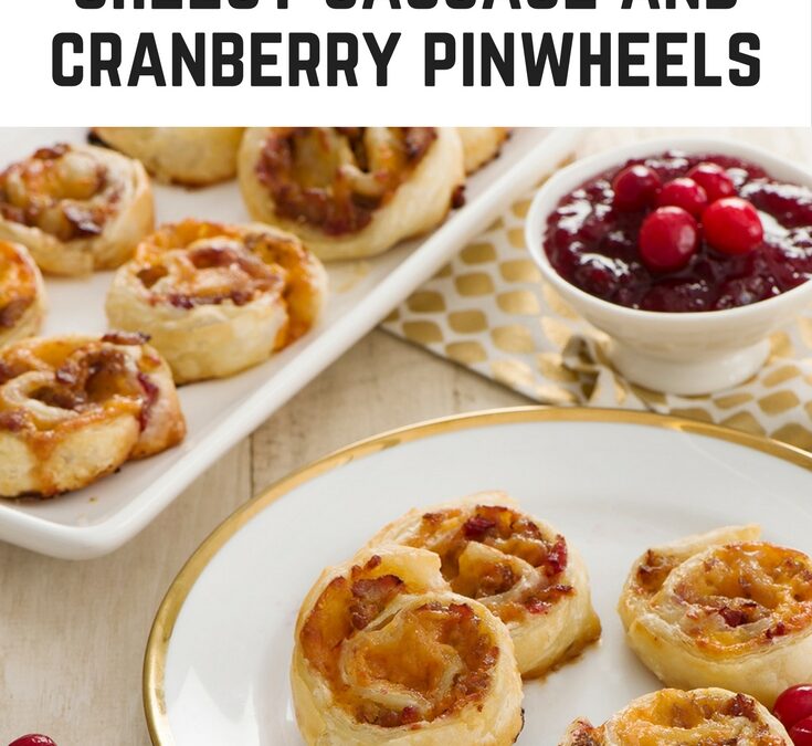 sausage and cranberry pinwheels