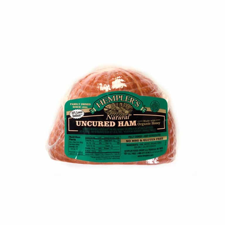 Uncured Half Ham Hemplers Foods